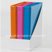 Top Sales Fashion 1.5 Inch Combined Color PVC 3 Ring Binders with PDQ